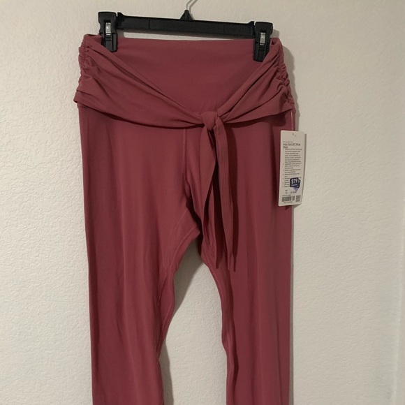 NWT lululemon Align Pant 28” Wrap waist Moss Rose - Picture 8 of 10